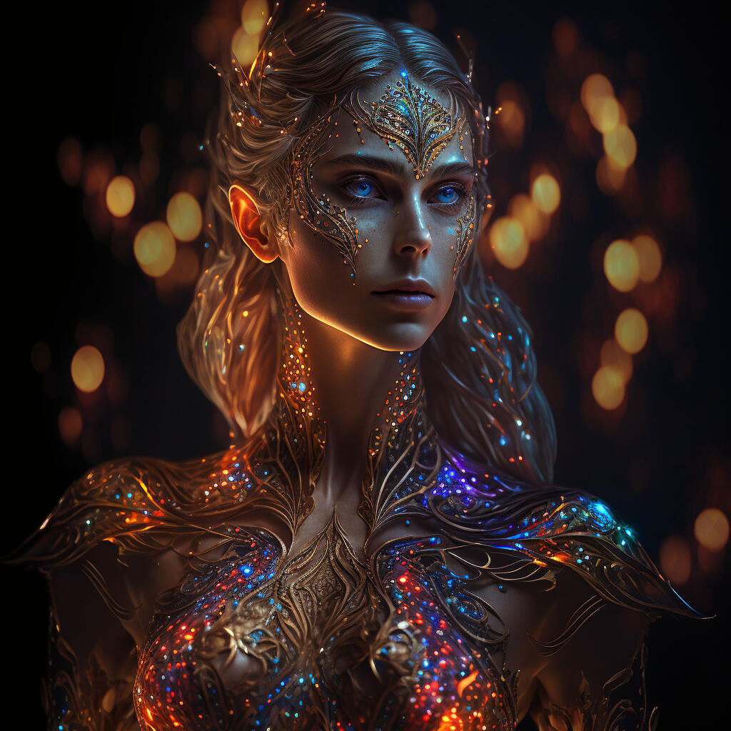 A cozy unearthly reading corner with unusual bioluminascent plants and the glow of gaslamps near by for lighting.