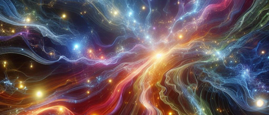 A visual representation of how the ley networks of different universes might appear to astral traveling and interdimensional traveling entities.